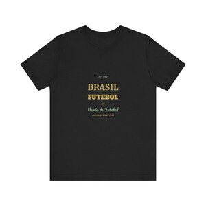 Retro Brasil Futebol T-Shirt, Verão de Futebol 2026 Graphic Tee