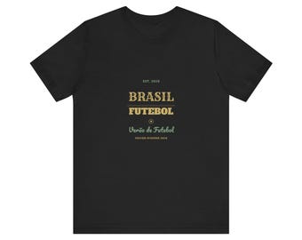 Retro Brasil Futebol T-Shirt, Verão de Futebol 2026 Graphic Tee