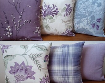 grape coloured cushions