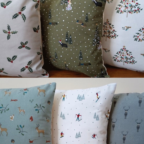 Sophie Allport home for Christmas Handmade Cushion Covers Etsy UK