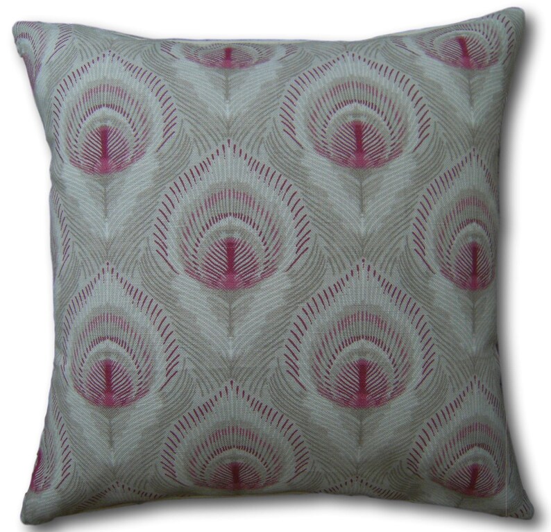 Cushion Covers Made With Laura Ashley Montague Ruby Red Home Etsy