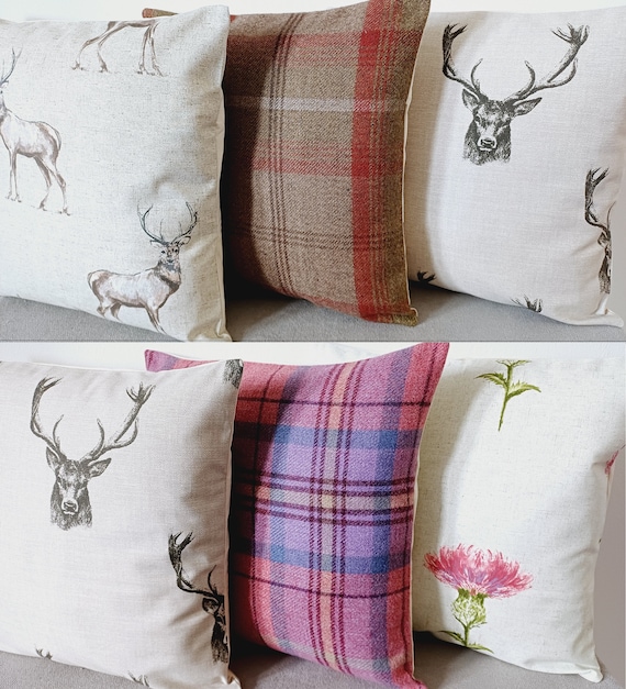 Tartan cushion covers and throws hotsell