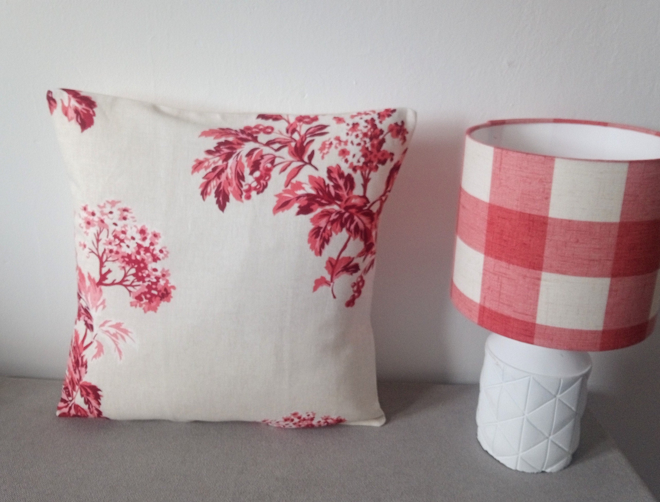 laura ashley red cushions