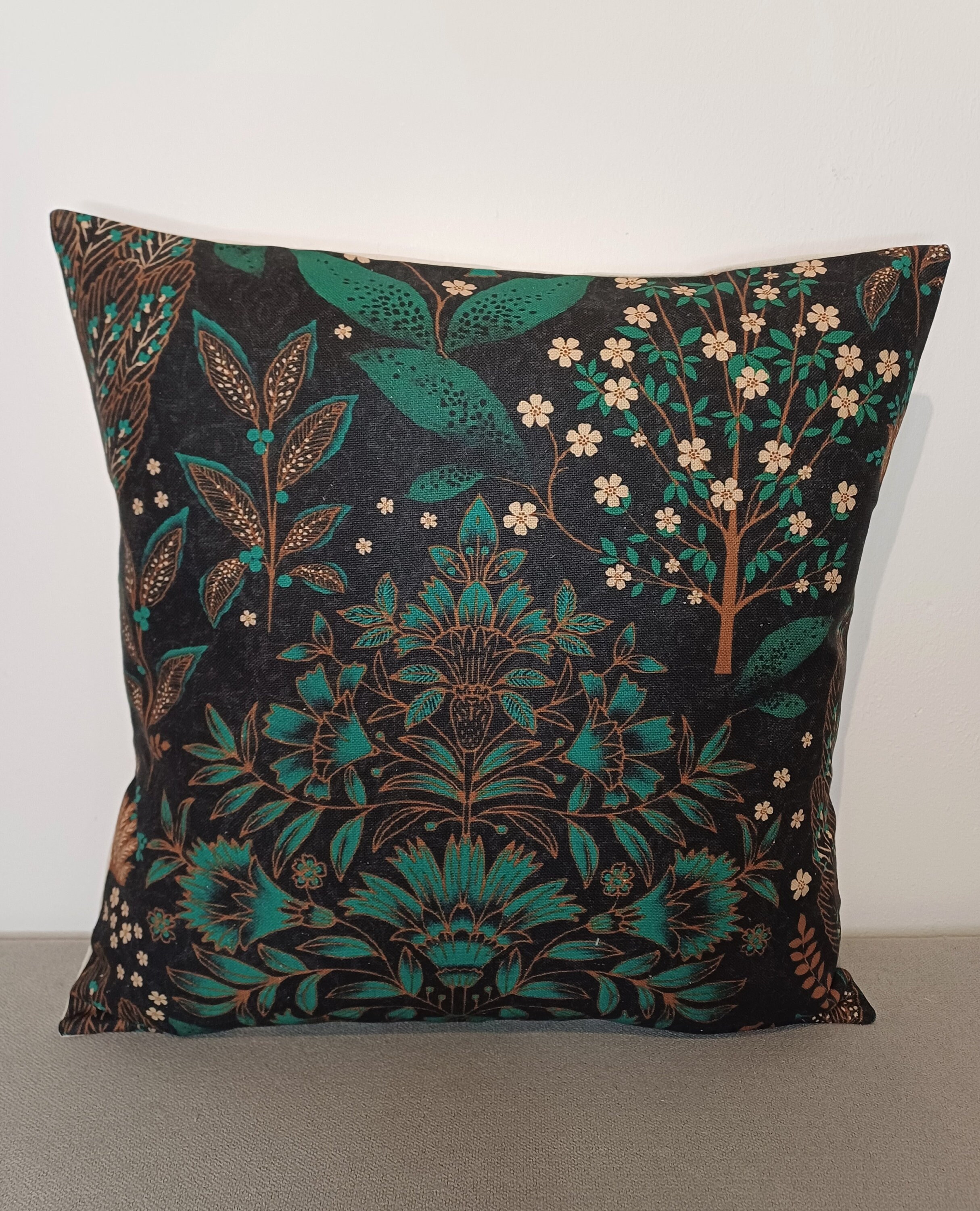 Cushions/covers Handmade in Enchanted Trees Fabric