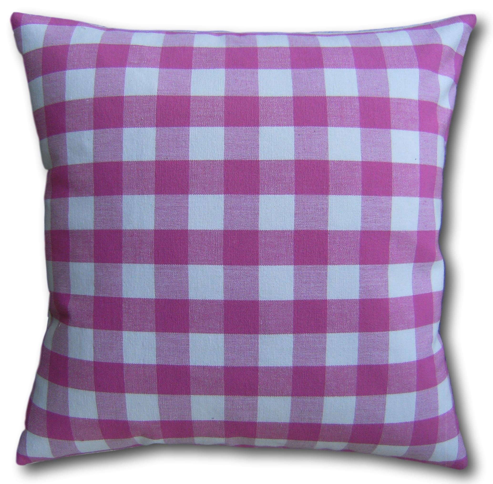 Pink Gingham Cushion Covers handmade in top quality fabric Etsy