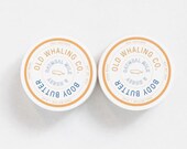TWO Oatmeal Milk Honey Body Butter handmade natural shea butter aloe vera gift set gift for dad moisturize almond scent