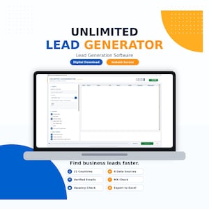 Unlimited Lead Generator Software for Windows 11 | B2B Business Leads Tool | Email Phone Finder