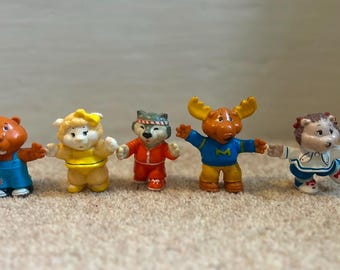 The Get Along Gang Clubhouse Caboose Vintage 1984 TOMY - 5 Figures