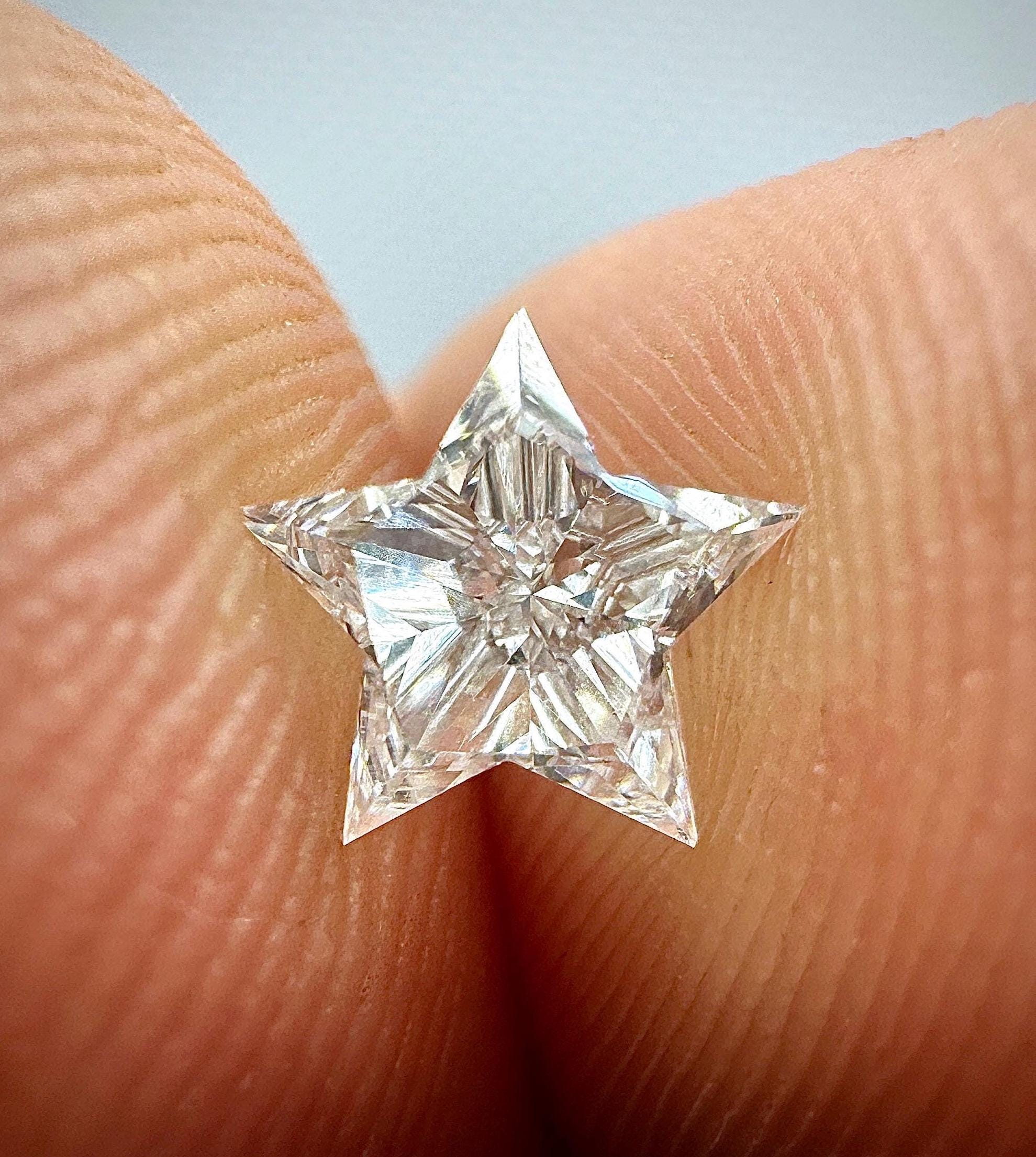 5 Point Star Diamond Ring - Etsy