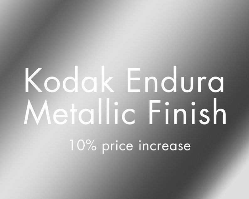 Kodak Endura Metallic Paper/Finish Etsy