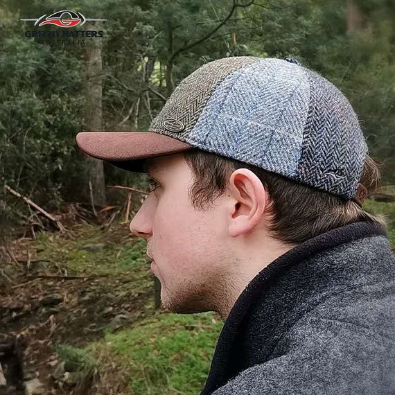 Patchwork baseball sales cap