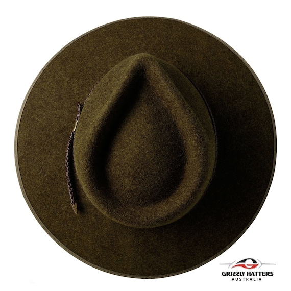 THE WELLINGTON Wide Brim Fedora Hat Made From Australian Merino