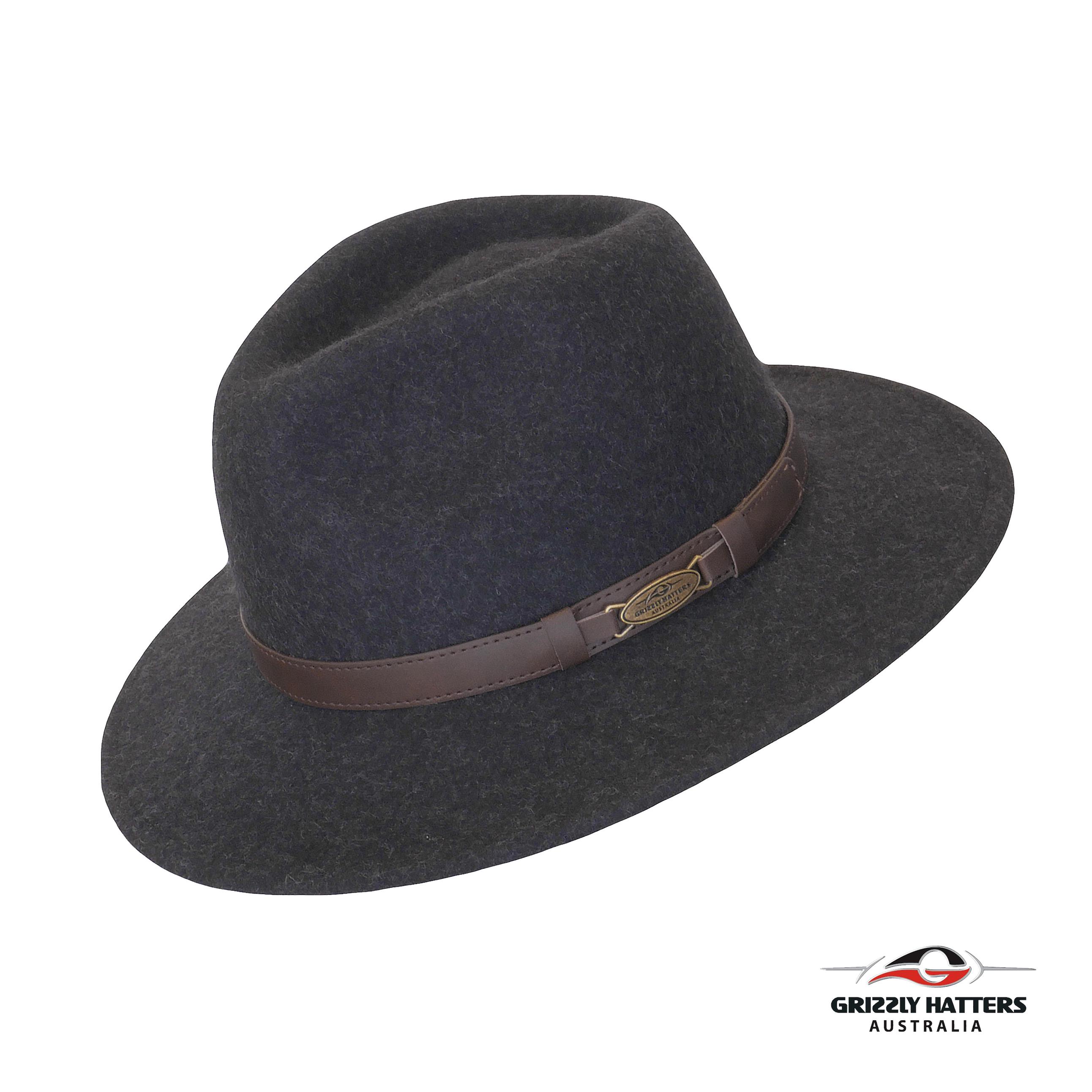 NWT fedora of 100% Australian wool felt and trimmed genuine suede band Western Felt Fedora Made from 100% pure Australian Wool felt  main image 3