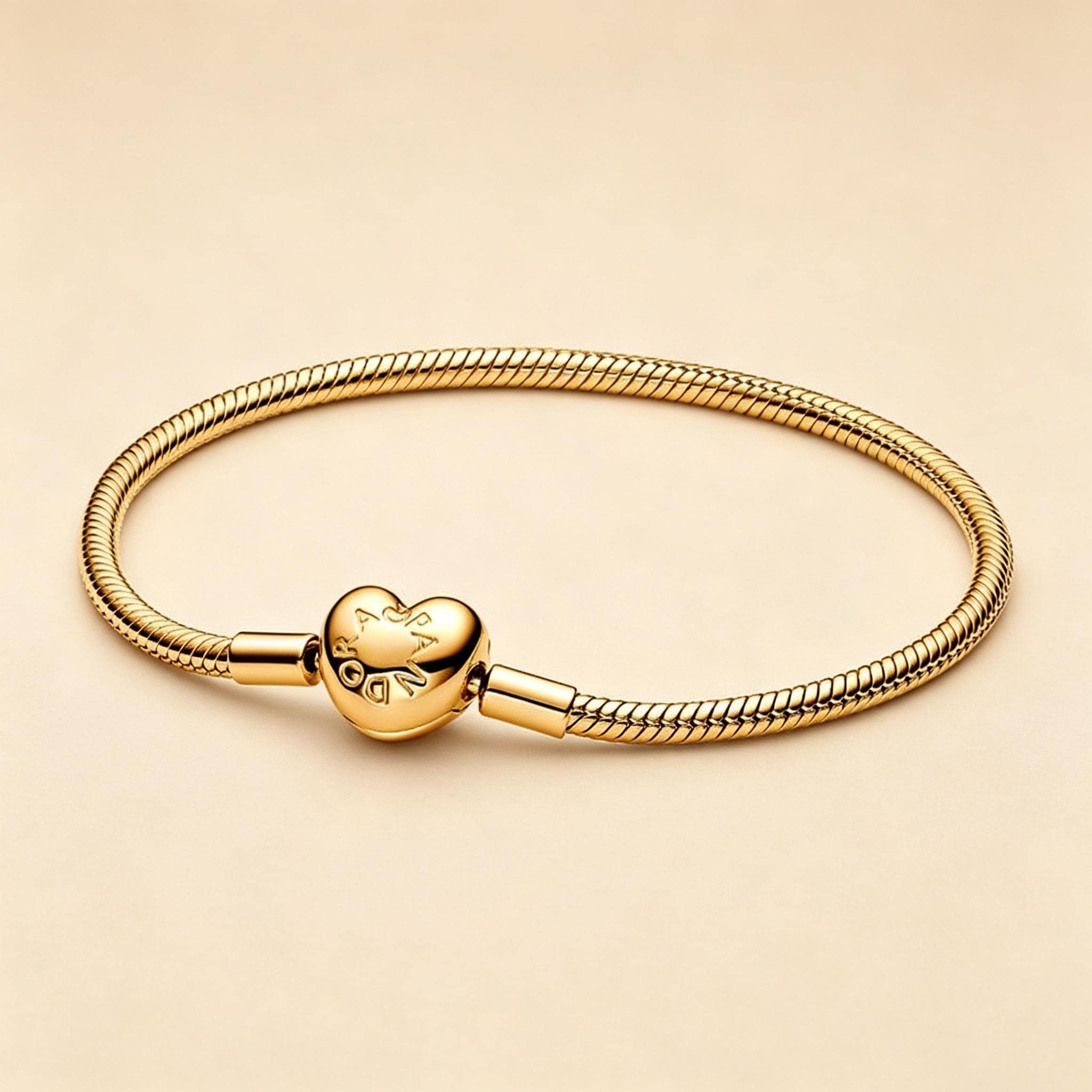 Pandora bracelet gold - Etsy 日本
