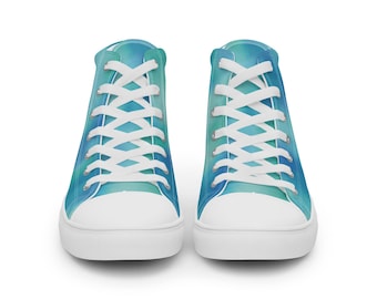 Men’s high top canvas shoes
