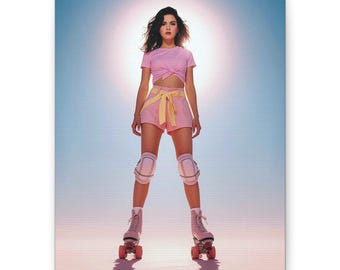 Retro Roller Skater Canvas