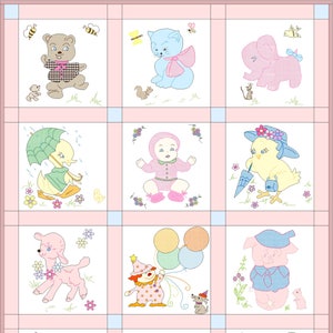 Vintage Baby Quilt Pattern
