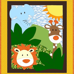 Jungle Toss Quilt Pattern