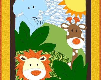 Motif de courtepointe Jungle Toss
