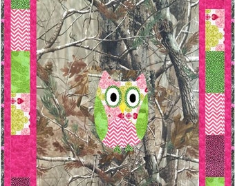 Baby Owl Camo Quilt Pattern