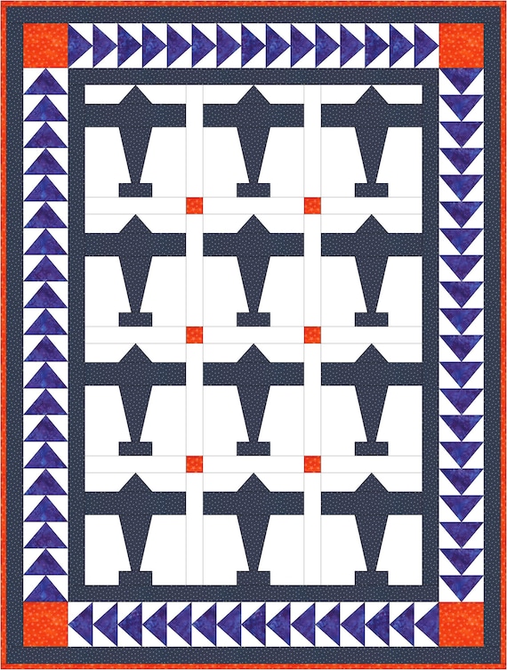 Airplane Quilt Pattern Crib Size Digitial Download Etsy
