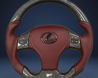 Lexus IS250 IS350 ISF (2006-2013) - Volante deportivo de fibra de carbono