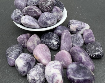 Lepidolite Tumbled Stone - Crystal Gift, Meditation, Wholesale Crystals
