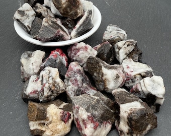 Cinnabar Raw Stone - Rough Crystal, Collection Mineral Gift, Gemstone Supplies, Bulk Rocks