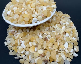 Yellow Calcite Crystal Chips - Gemstone Chip, DIY Jewelry Making, Bulk Rocks Mineral (3-5mm)