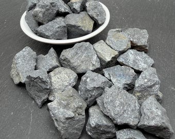 Ruwe stibnietsteen - Ruw antimonietkristal, mineraal voor verzamelaars, edelstenen, losse stenen