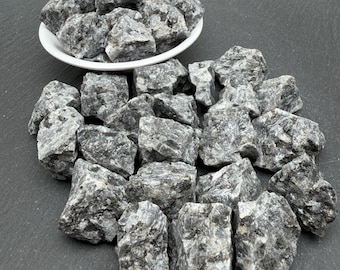 Indigo Gabbro (Mystic Merlinite) Raw Stone - Genuine Rough Crystal, Collection Mineral Gift, Gemstone Supplies