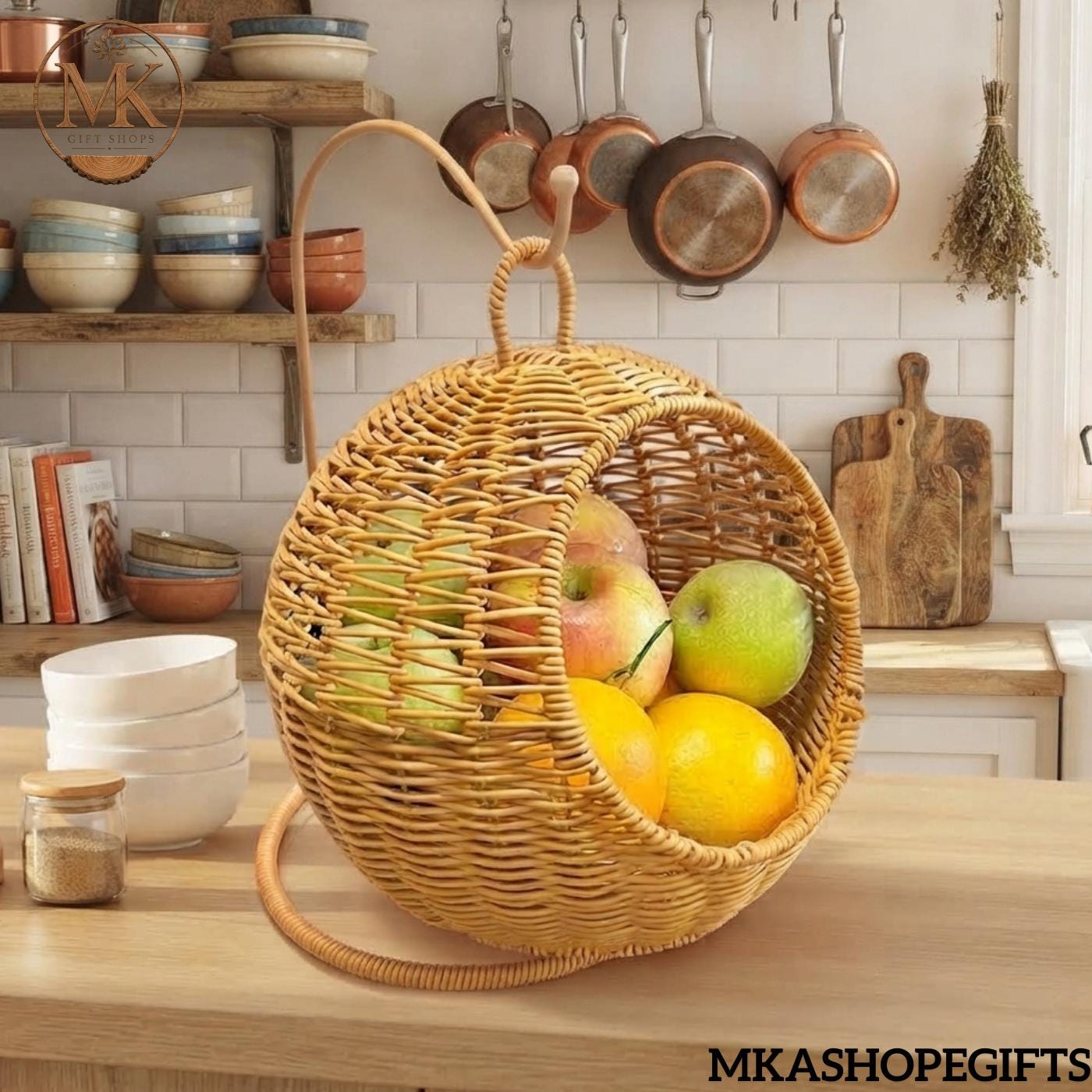 Geflochtenen obstkorb