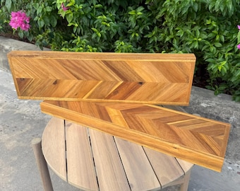 Herringbone Floating Shelves with Invisible Bracket, Wall Mounted Floating Shelf for Kitchen Bathroom