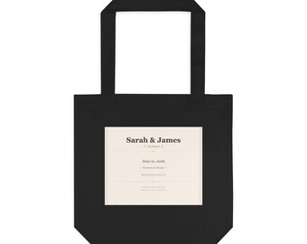 Bolso de lona personalizado / Bolsa de regalo de boda con nombre personalizado / Bolso para damas de honor / Bolso para despedida de soltera