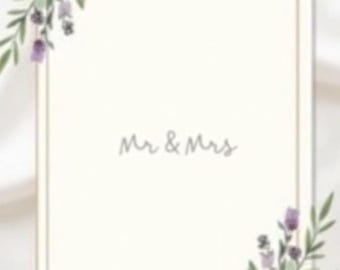 Plantilla imprimible para tarjeta de agradecimiento de boda, tarjetas de agradecimiento florales estilo boho, descarga digital instantánea, tarjeta de agradecimiento de boda editable de 4x6.