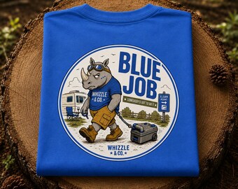 Funny Motorhome T-Shirt: Taking The Dog For A Walk Tee
