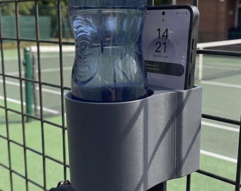 Padelgitterhalter für Flasche, Handy & Tasche
