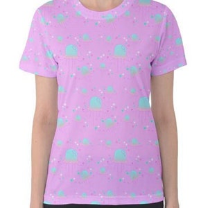 Jellyfish Pink Tee | Kawaii Shirt | All Over Print Shirt