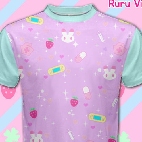 Itai Menhera Fairy Kei Kawaii Pastel Yume Kawaii Tee Etsy