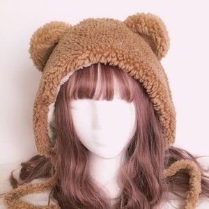 Kawaii bear hat Clearance