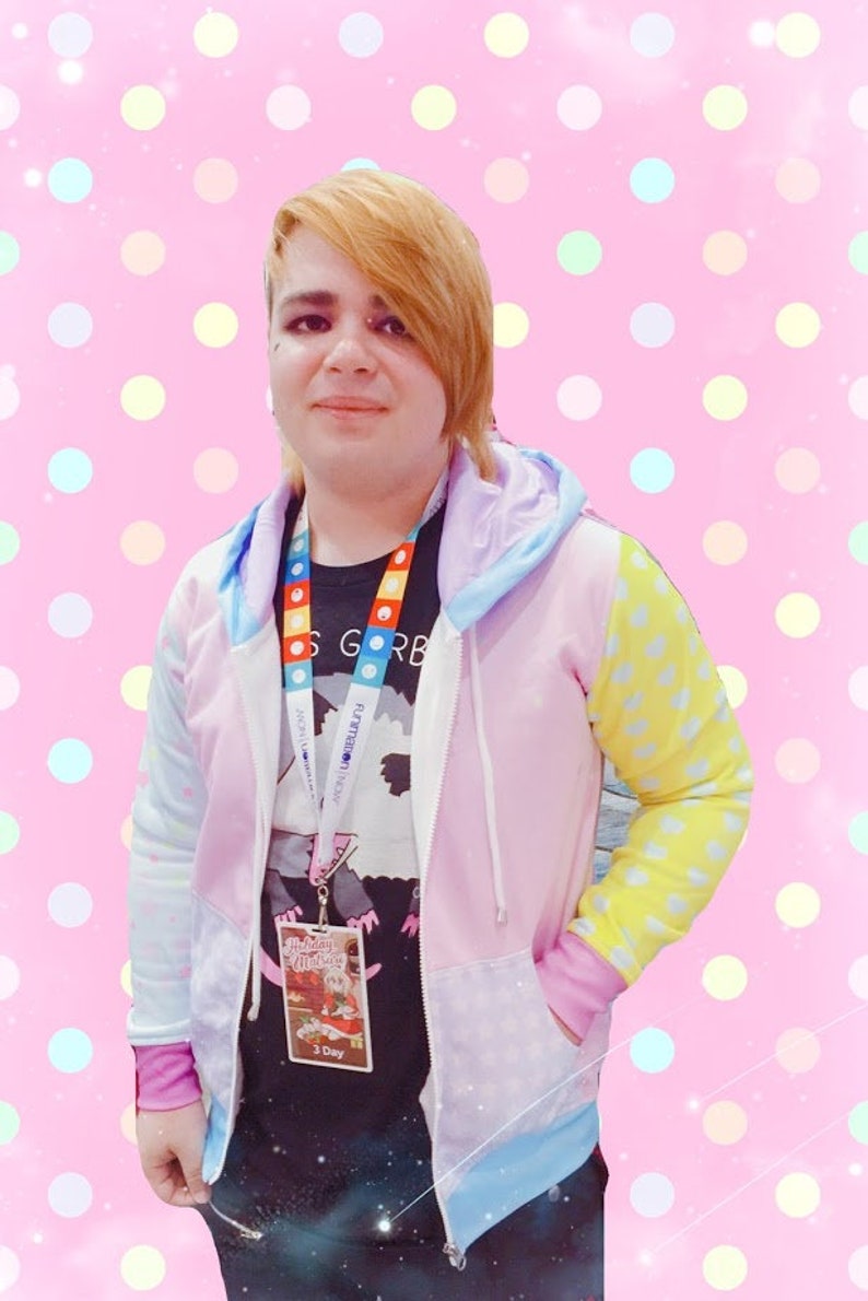 Candy Bear Harajuku Fairy Kei Pastel Hoodie Etsy