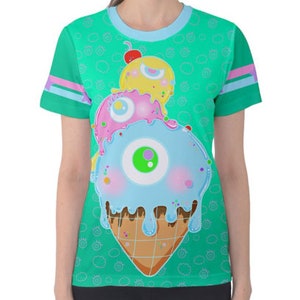 Eyescream T-shirt | Kawaii shirt | Plus Size