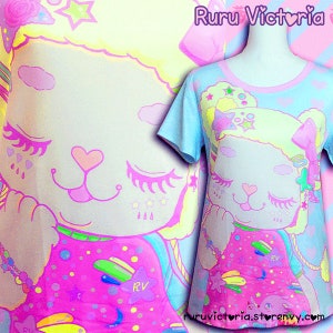 Decora Ruru Pastel Fairy Kei Japan Harajuku Casual Tee - Etsy