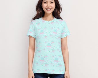 Jellyfish Cotton T-Shirt | Kawaii Clothing | Harajuku Clothing | Plus Size