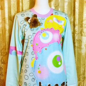 EyeScream Harajuku Sweater (Blue)