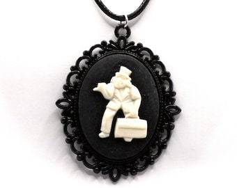Macabre Gothic Jewelry by Haunted Mansion Hitchhiking Ghosts, Haunted House Costume Prop