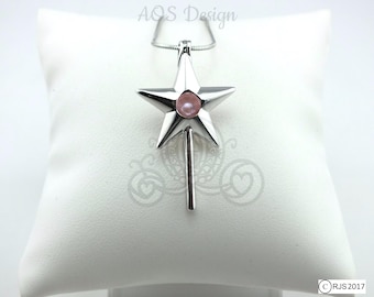 Fairy Pearl Cage Charm Necklace for Fairy Costume, Cosplay Accessory