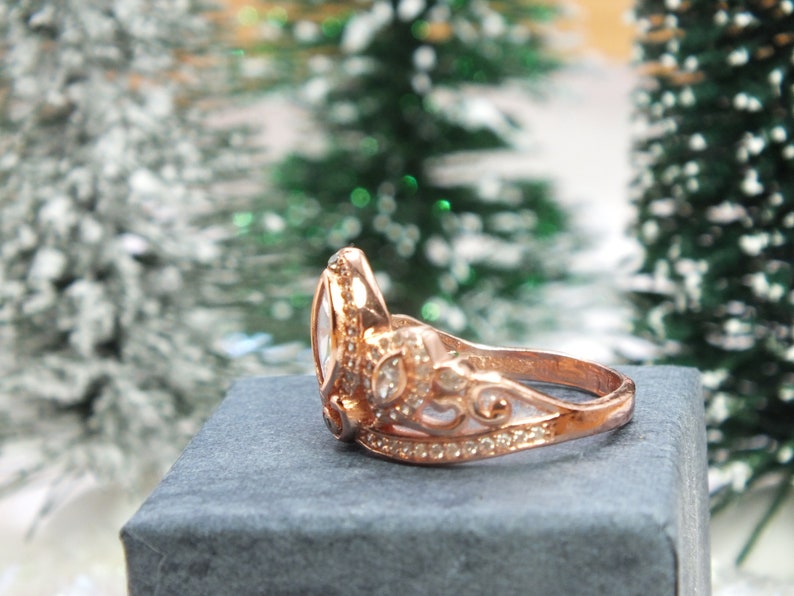 Rapunzel Rose Gold Ring Tangled Ring Handmade Gift For Her Etsy gifts image 3