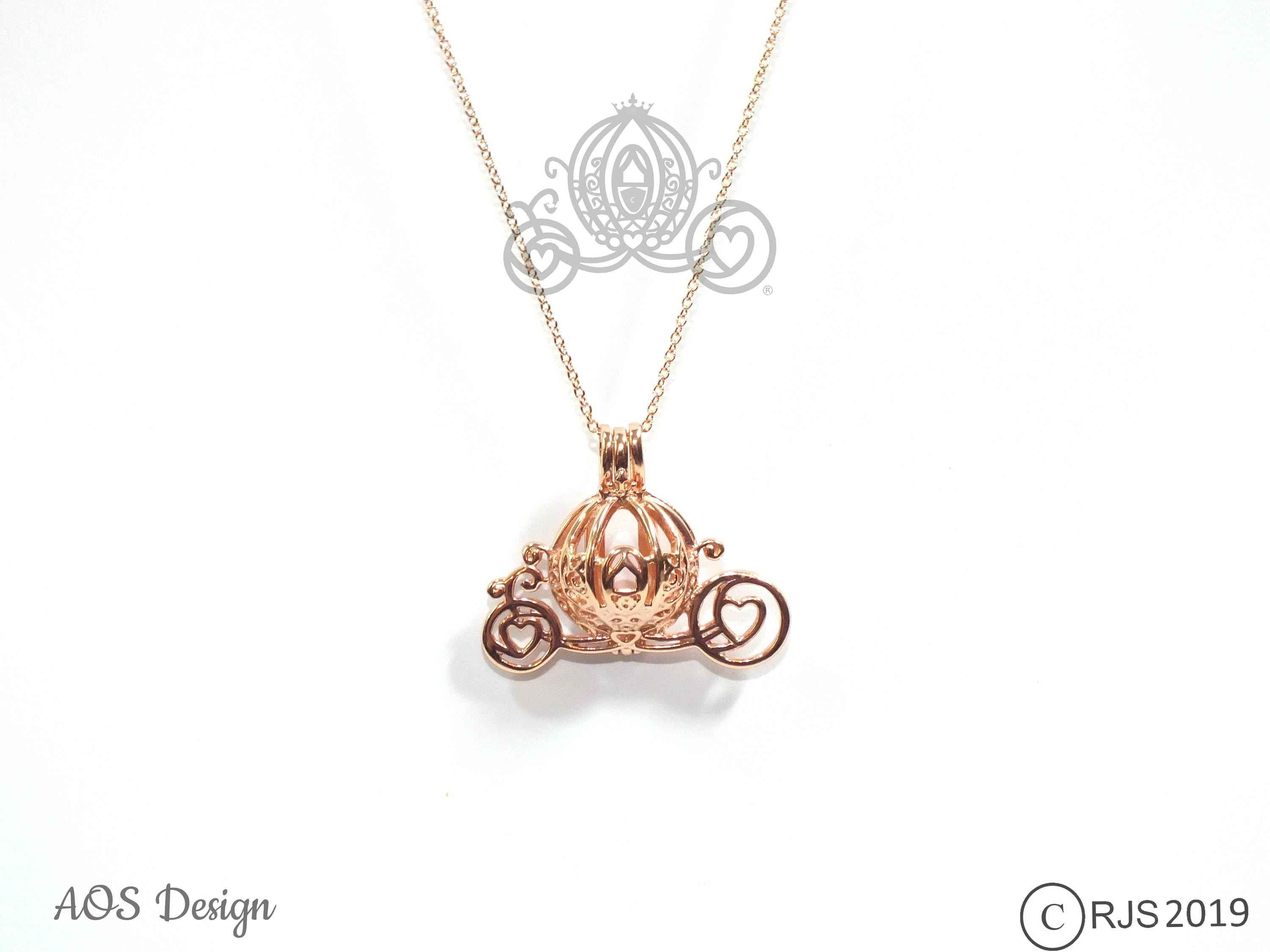 Cinderella carriage pearl cage sale
