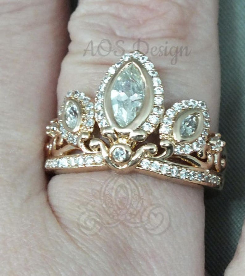 Rapunzel Rose Gold Ring Tangled Ring Handmade Gift For Her Etsy gifts image 7